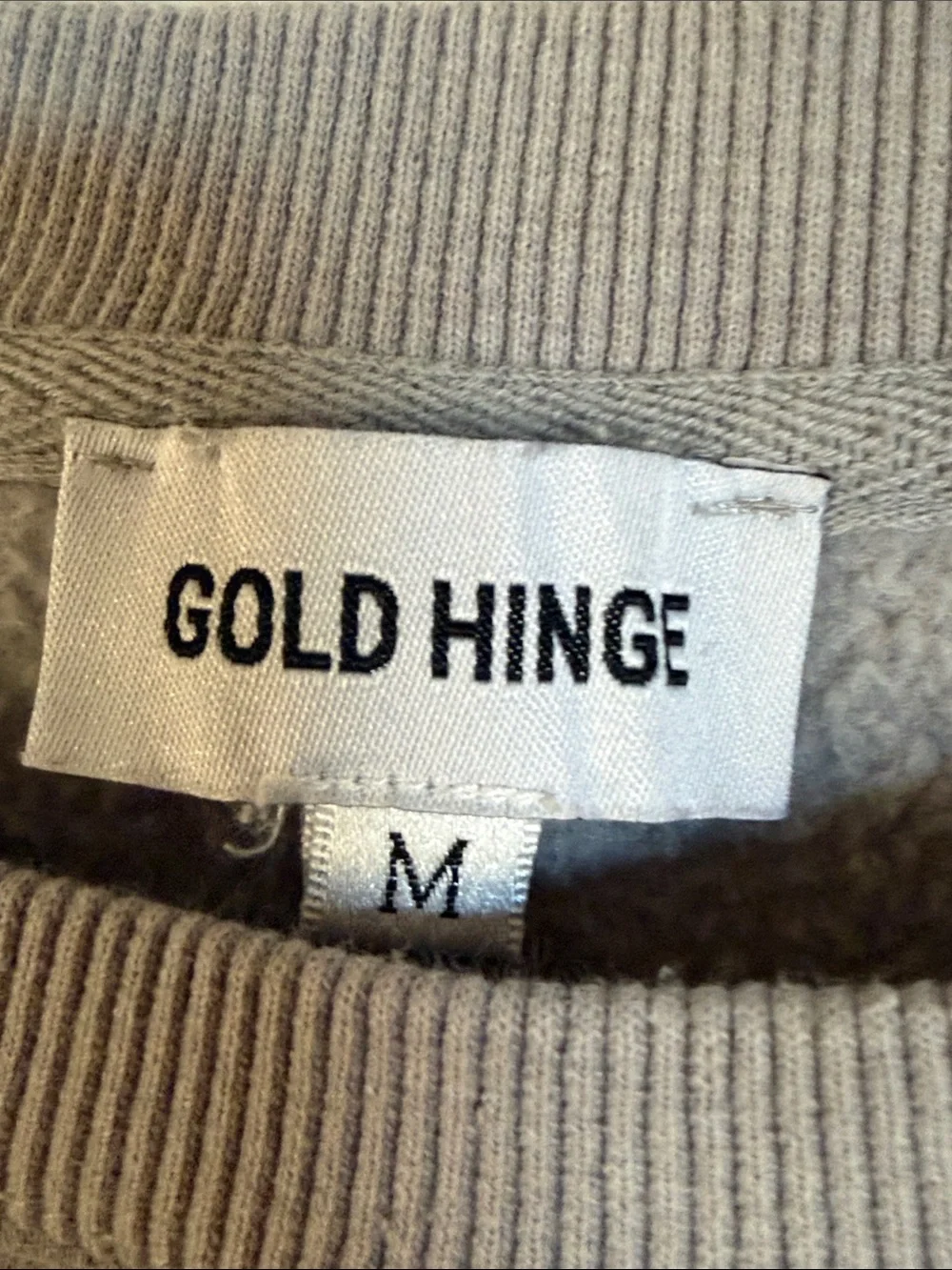 Gold Hinge LIGHT GREY GH WIDE ARM SWEATSHIRT - Picture 6 of 14